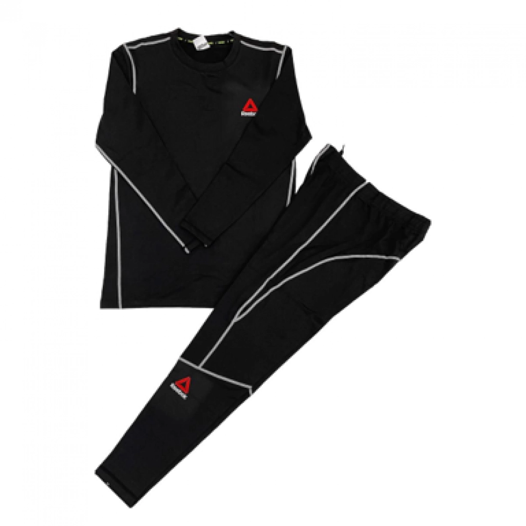 Reebok termokiyimi, qora-kulrang