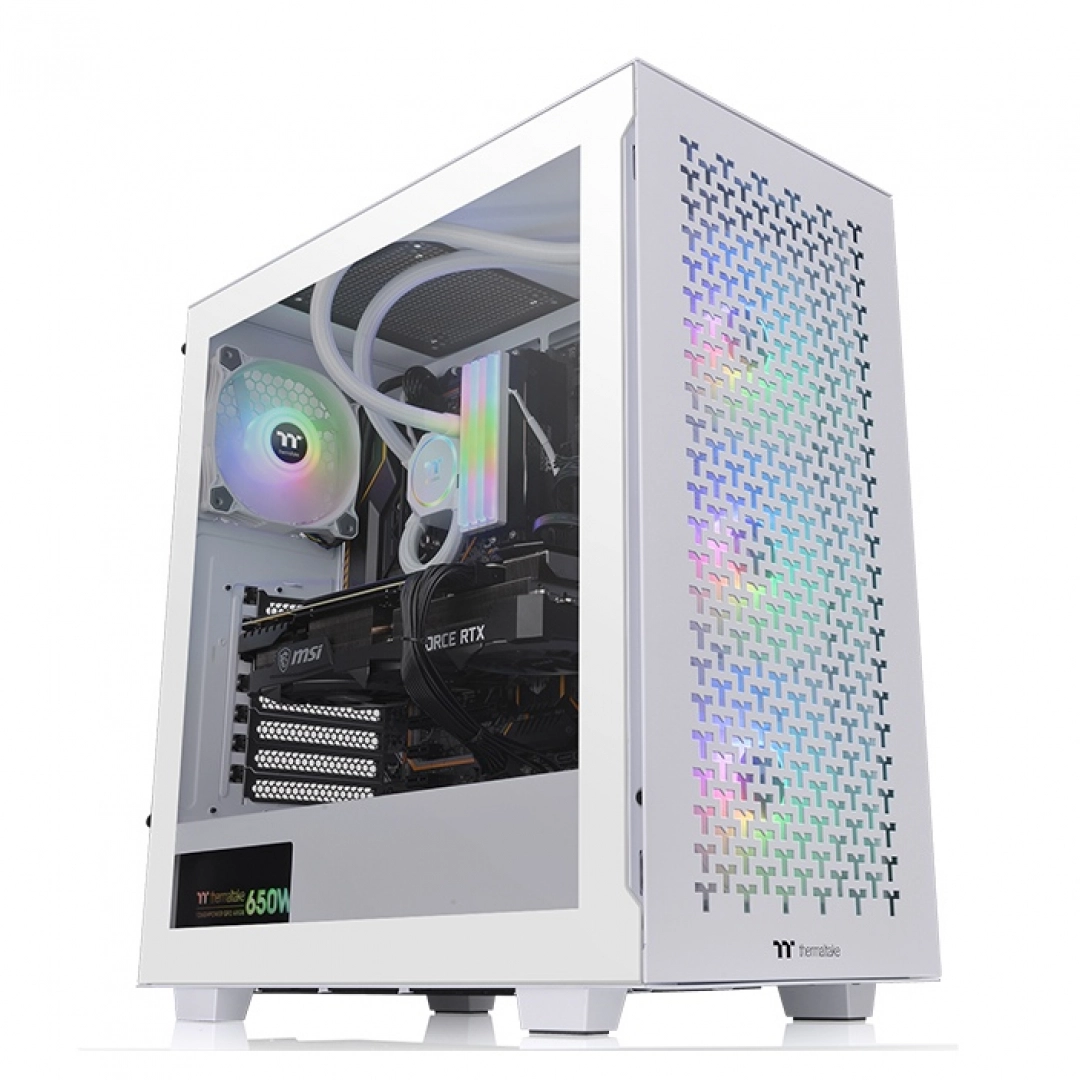 Компьютерный корпус  Thermaltake V350 TG ARGB Air Snow Mid Tower Chassis