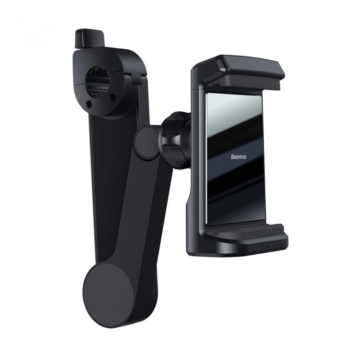 Автомобильный держатель Baseus Energy Storage Backseat Holder Wireless Charger (Black) WXHZ-01