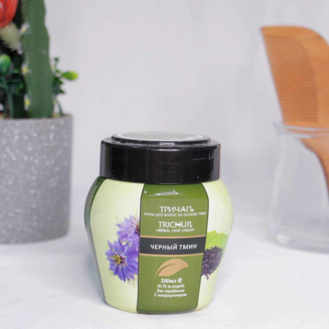 Qora zira bilan soch kremi Trichup 200 ml - rasm №1 Qora zira bilan soch kremi Trichup 200 ml