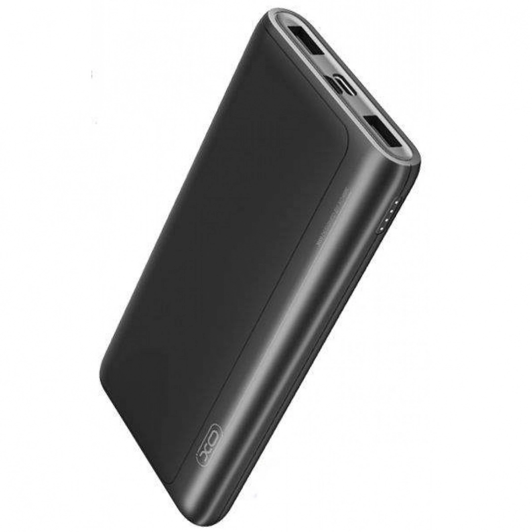 XO PR120 10000 mAh qora tashqi akkumulyatori