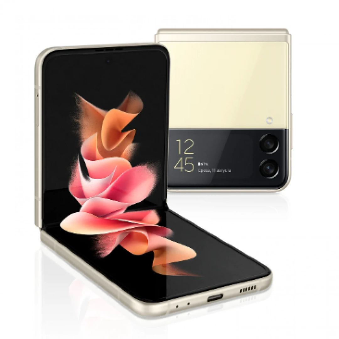 Samsung Galaxy Z Flip 3 8/256Gb Cream smartfoni - rasm №1 Samsung Galaxy Z Flip 3 8/256Gb Cream smartfoni