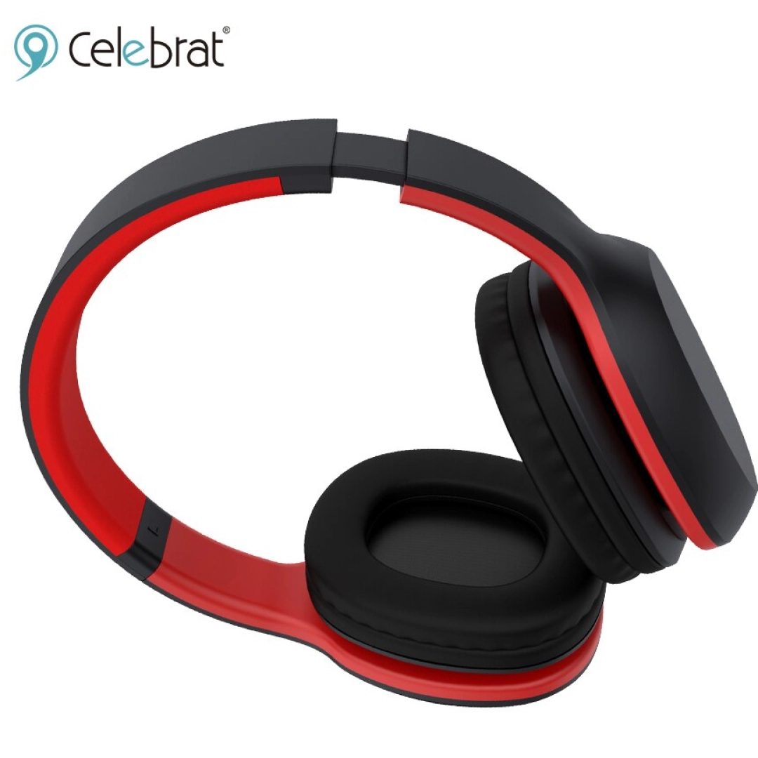 Беспроводные наушники Celebrat A18 красный