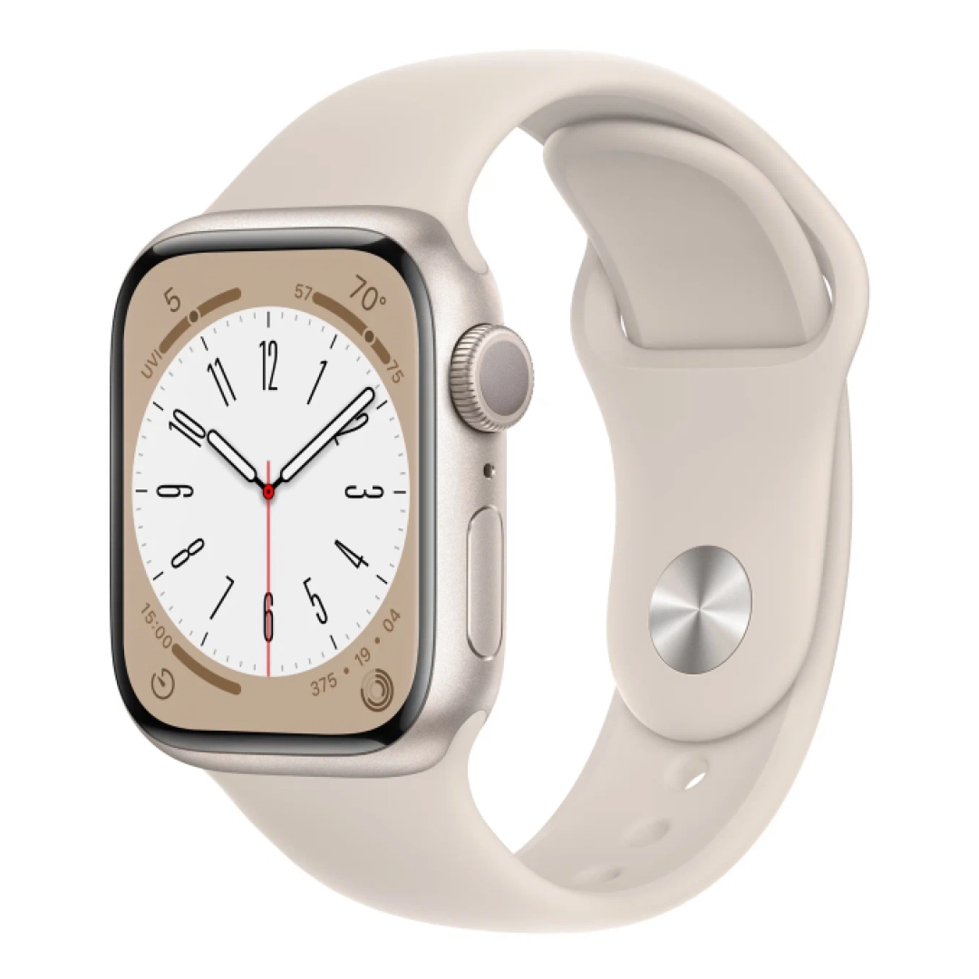 Apple Watch Series 8 GPS 41mm Starlight smart-soati - rasm №1 Apple Watch Series 8 GPS 41mm Starlight smart-soati