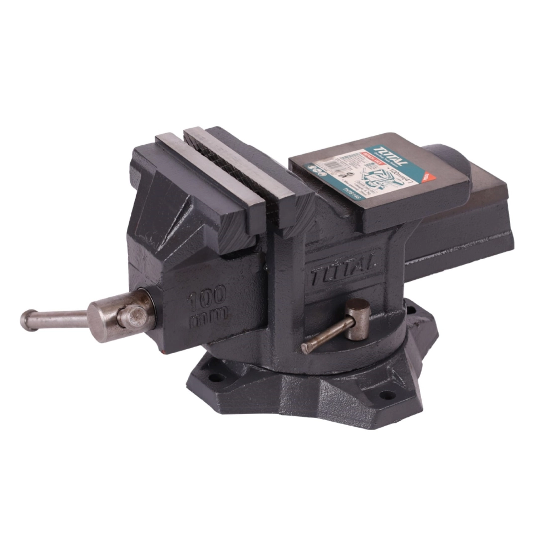 Слесарные тиски с наковальней TOTAL THT6146