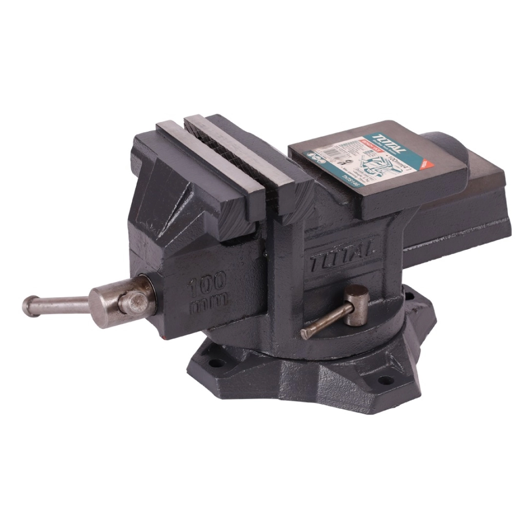 Слесарные тиски с наковальней TOTAL THT6166