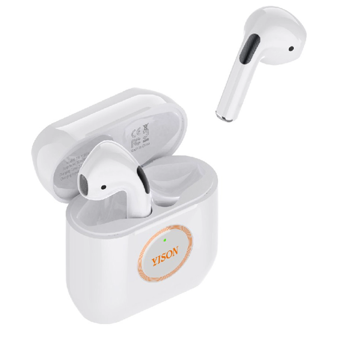 Yison TWS-T8 White simsiz quloqchini