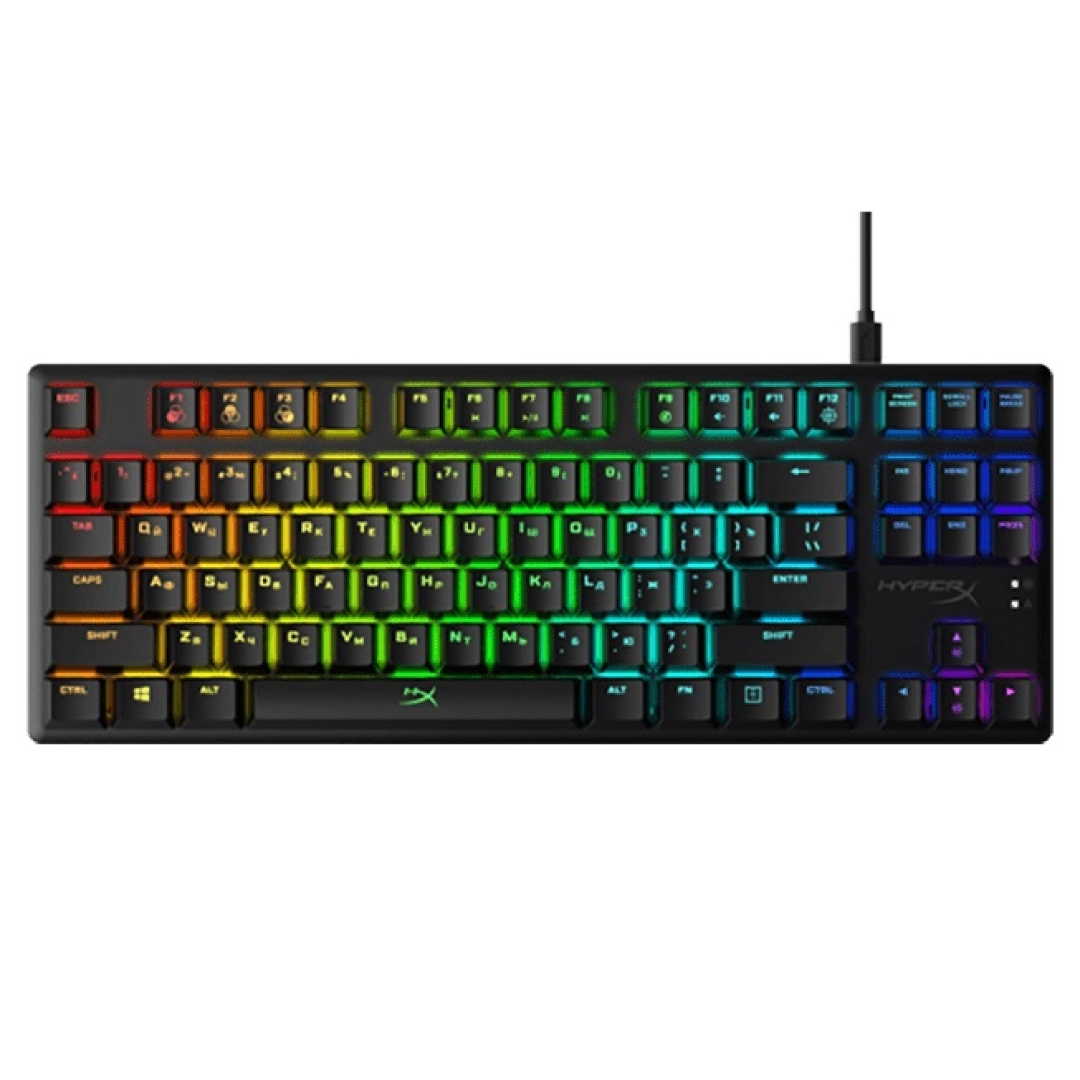 Клавиатура HyperX Alloy Origins Core Keyboard (TKL) HyperX Linear Red Switches - фото №1 Клавиатура HyperX Alloy Origins Core Keyboard (TKL) HyperX Linear Red Switches