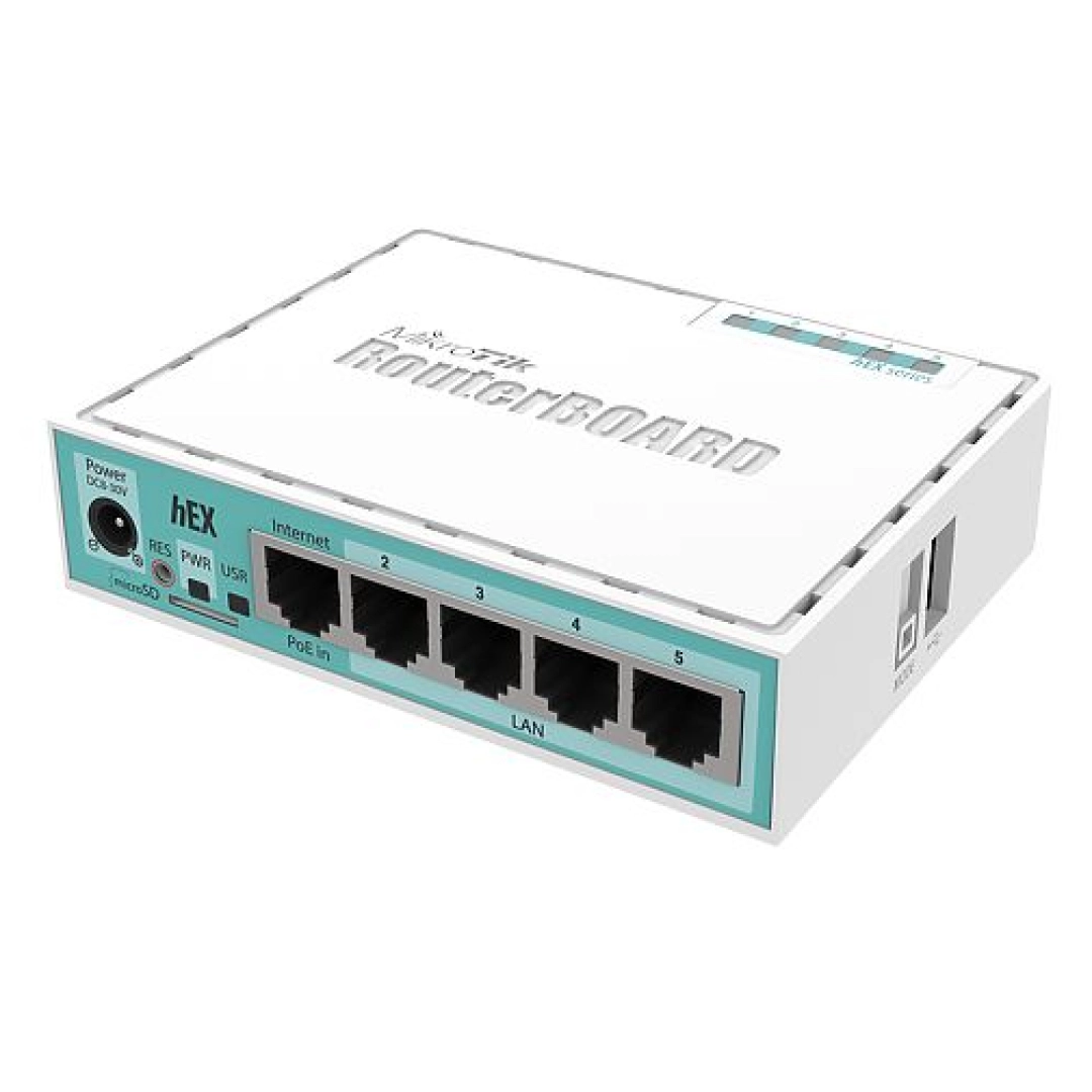 Маршрутизатор MikroTik hEX RB750Gr3