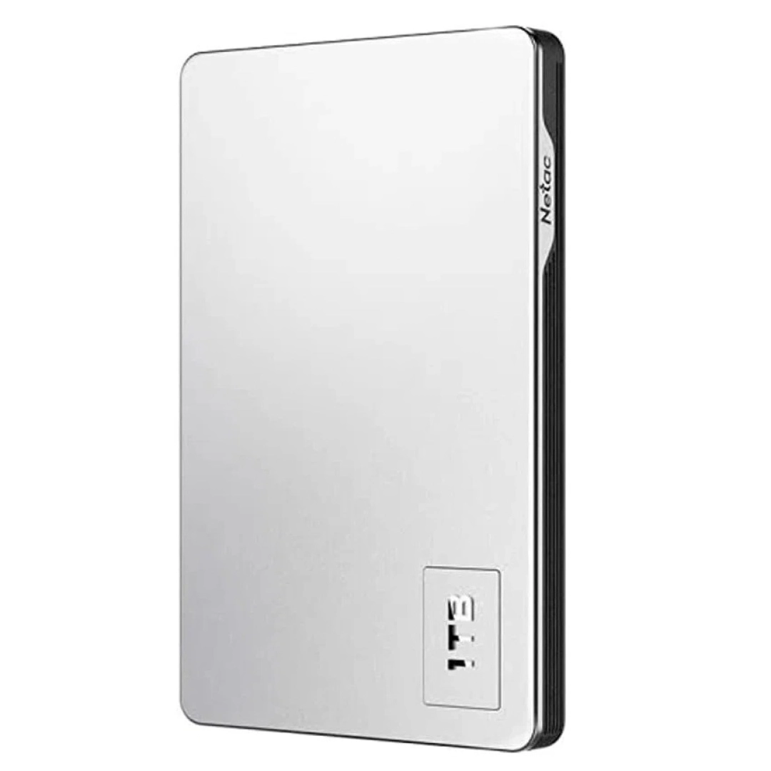 Внешний HDD Netac K338 Metal Silver+Grey 1TB
