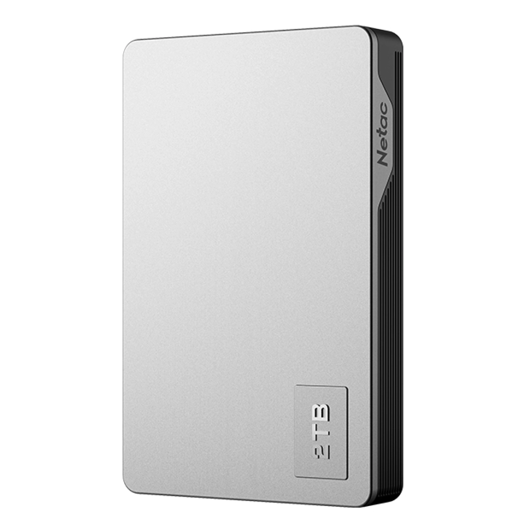 Внешний HDD Netac K338 Metal Silver+Grey 2TB