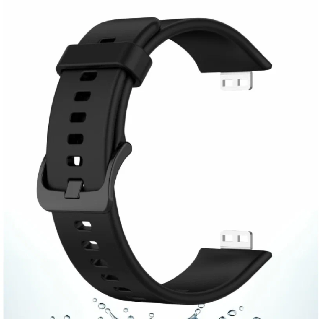 HUAWEI Watch Fit va Watch Fit New uchun silikon tasmachasi (Black, Yellow, White, Pink)