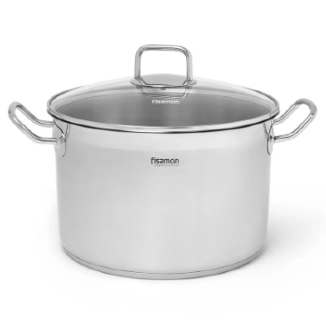 Fissman TAHARA kostryulkasi 26x17 sm qopqoqli (zanglamaydigan po‘latdan)