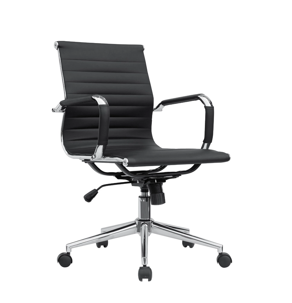 DELGADO LB OT-5003LB (rolikli) xodimlar uchun kreslosi, qora