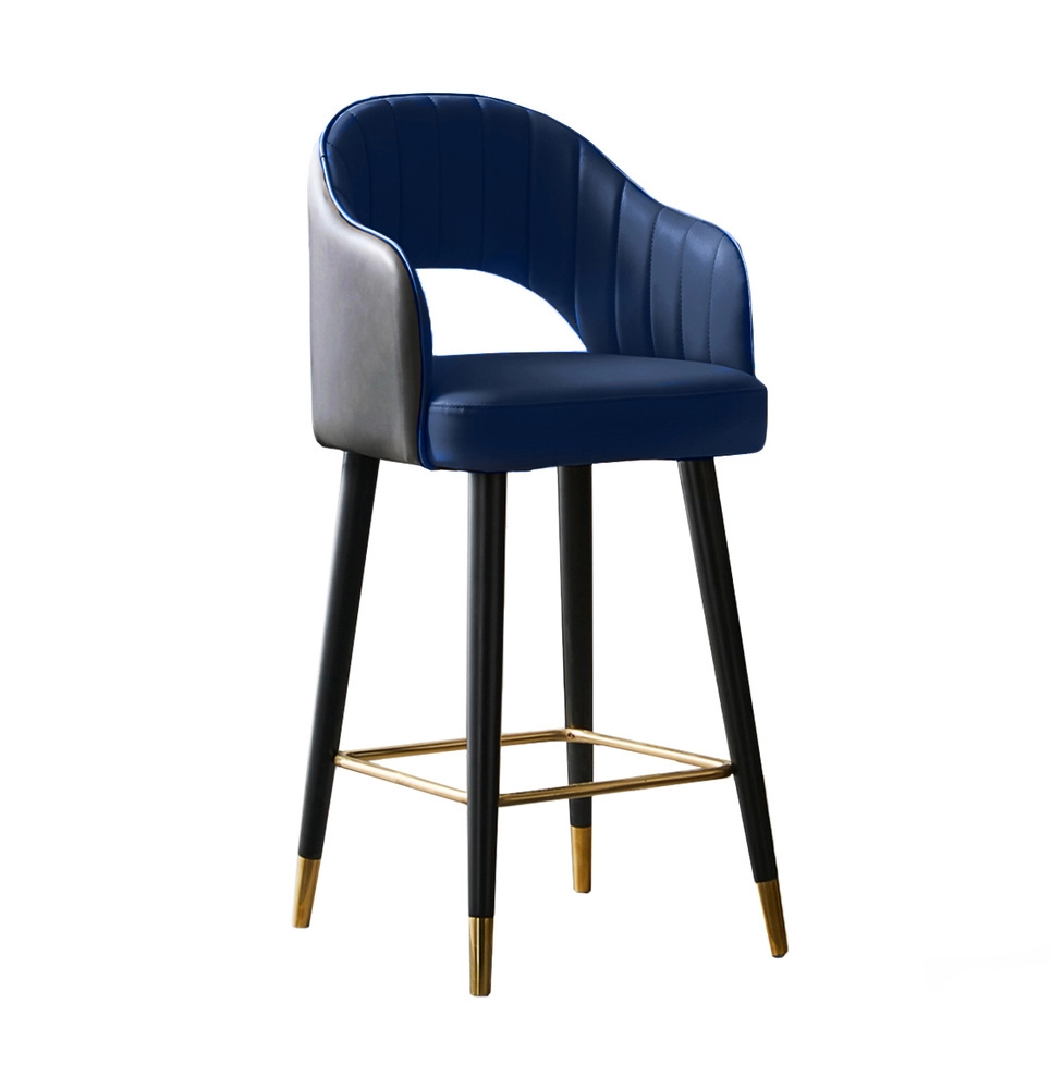 Барный стул LAGUERA серо-синий