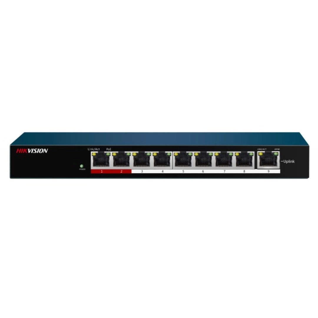 PoE-коммутатор Hikvision DS-3E0109P-E/M