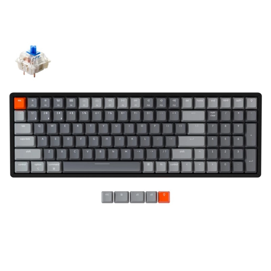 Клавиатура Keychron K4 100 Key Aluminum Frame HotSwappable Gateron RGB Blue