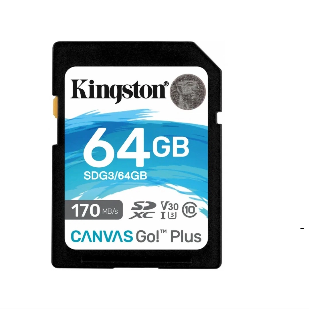 Карта памяти 64GB SDXC Canvas Go Plus 170R C10 UHS-I U3 V30 - фото №1 Карта памяти 64GB SDXC Canvas Go Plus 170R C10 UHS-I U3 V30