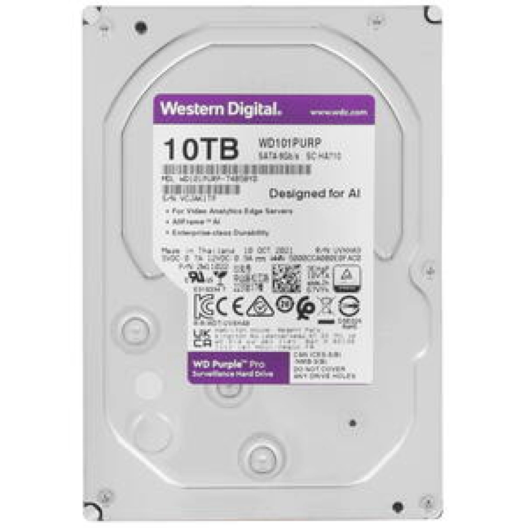 WD Purple Pro 10 Tb qattiq diski