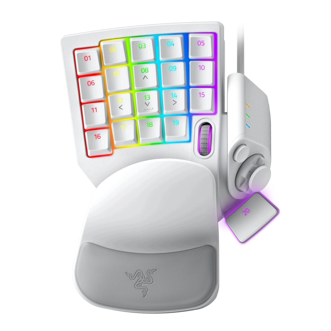 Razer Tartarus Pro Mercury klaviatura tugmalari - rasm №1 Razer Tartarus Pro Mercury klaviatura tugmalari