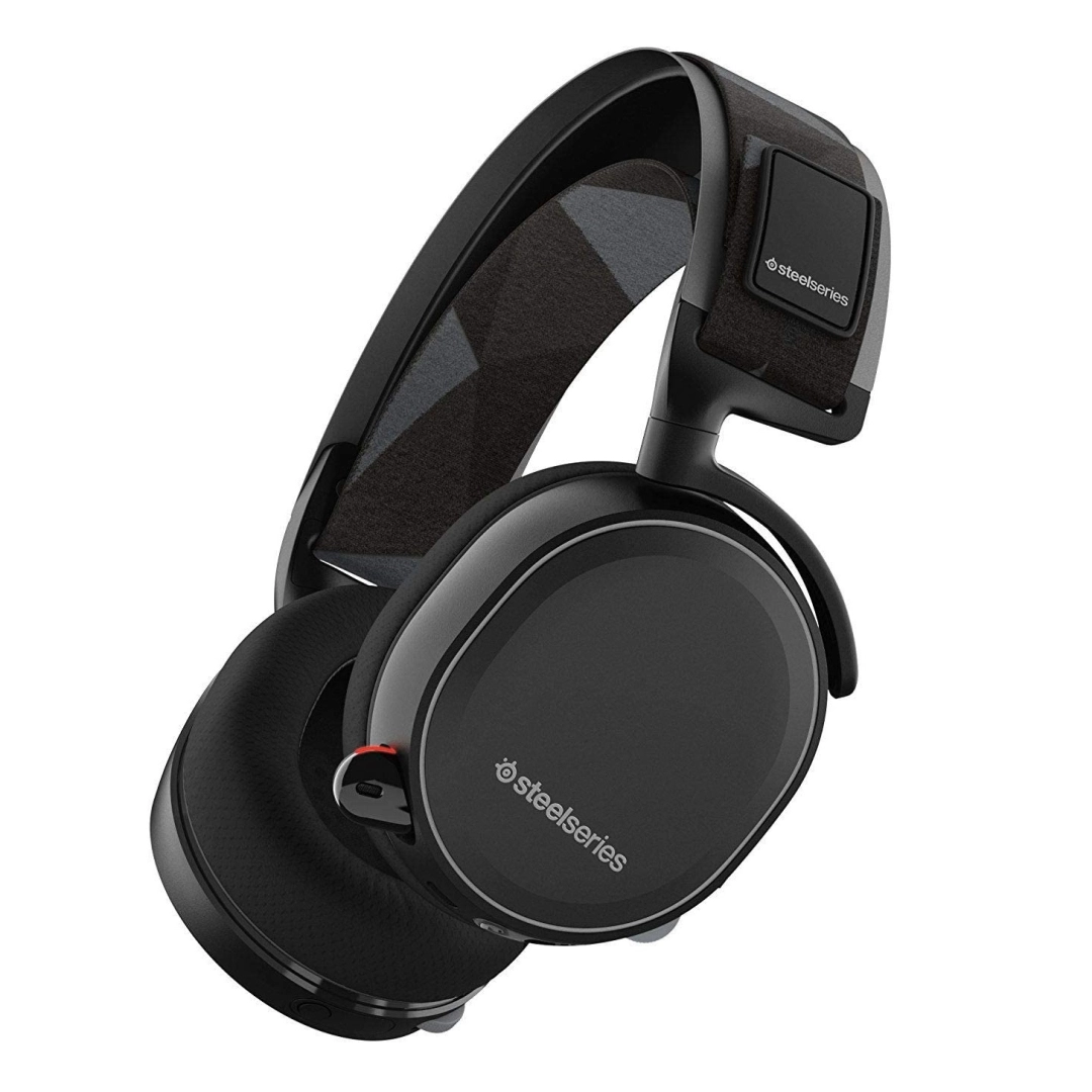 Беспроводная компьютерная гарнитура SteelSeries Arctis 7+ Black