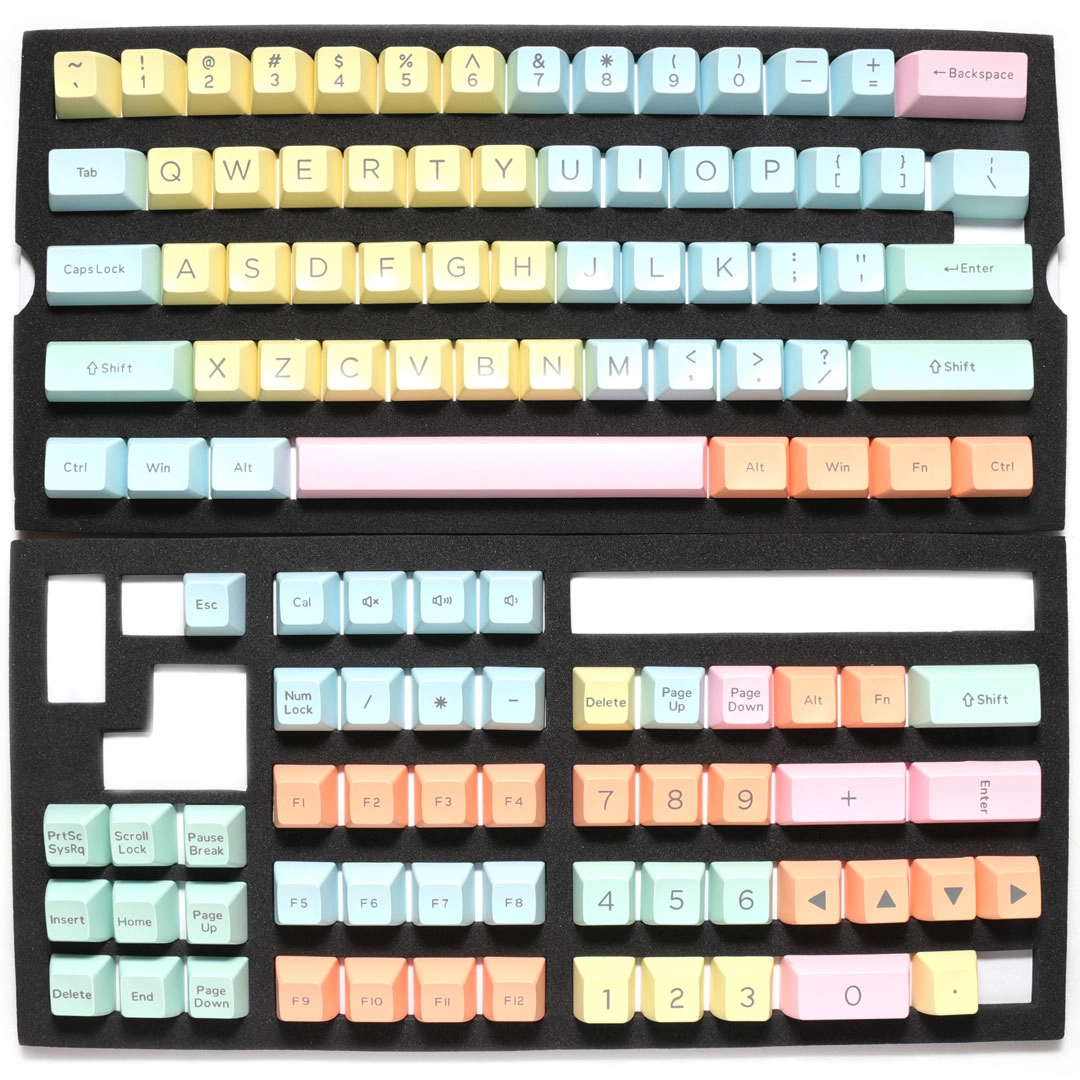 Ducky Cotton Candy SA Keycap Set 108 Key klaviatura tugmalari to&lsquo;plami