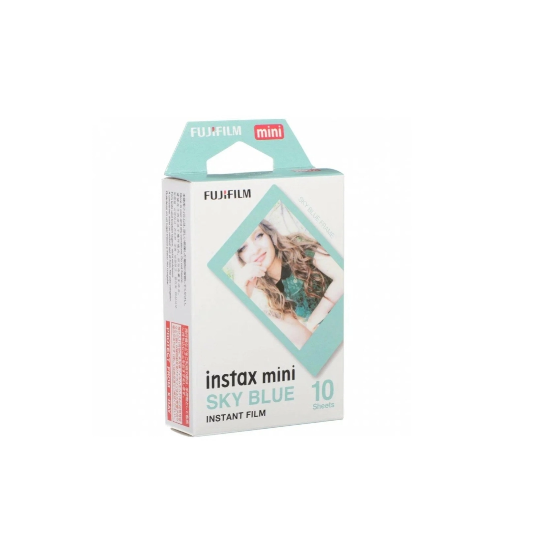 INSTAX MINI Sky Blue (10 dona) kartriji (plyonkasi) - rasm №1 INSTAX MINI Sky Blue (10 dona) kartriji (plyonkasi)