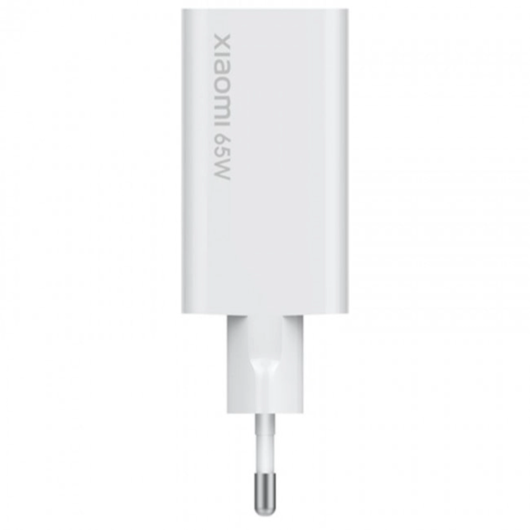 Сетевое зарядное устройство Xiaomi 65W GaN Fast Charger Type-A + Type-C ,White