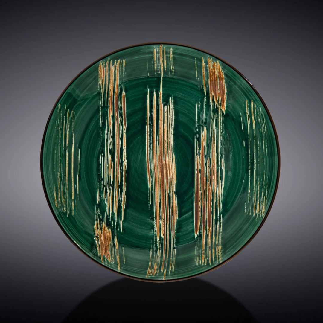 Тарелка круглая Wilmax 28см WL‑668516/A (Зеленый)