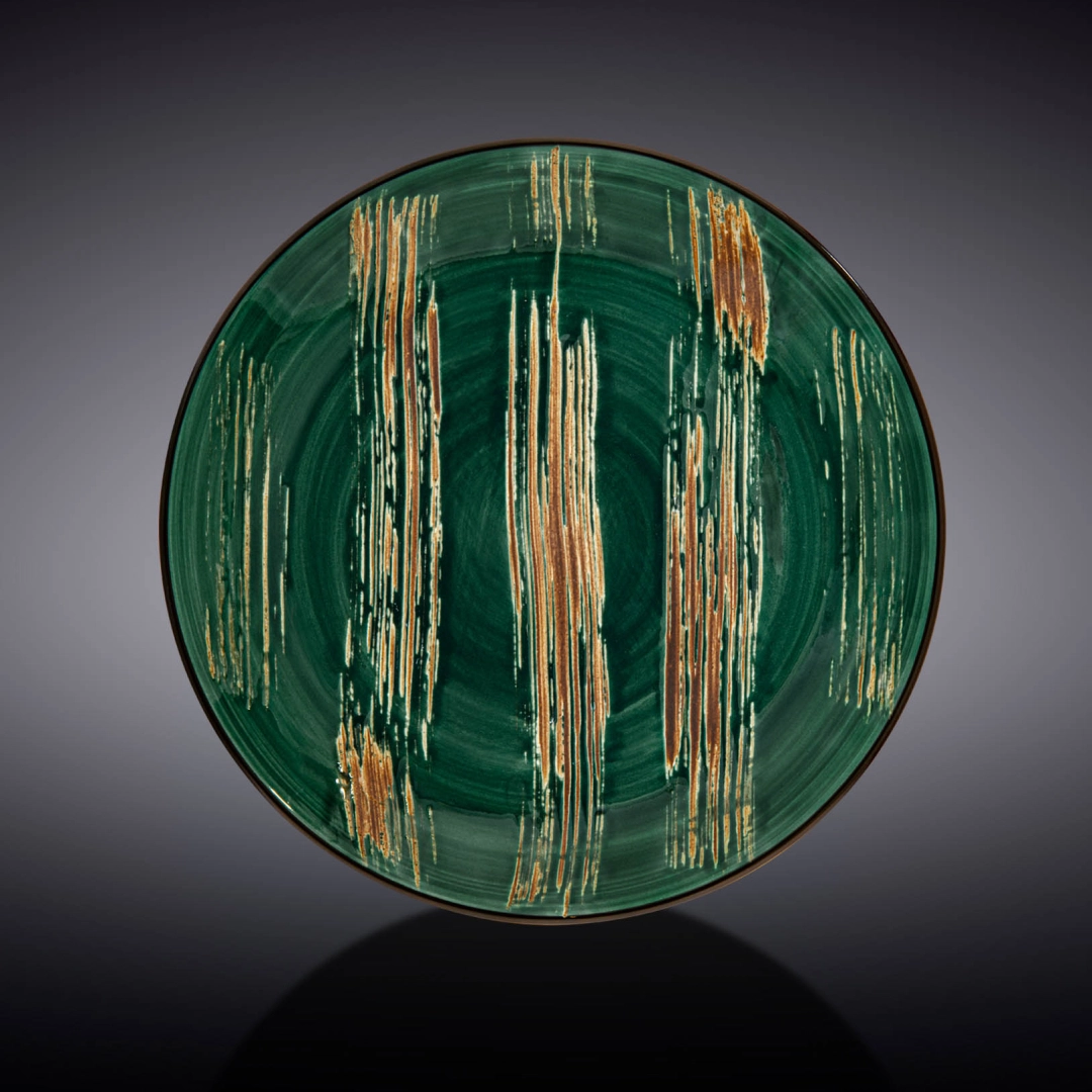 Тарелка круглая Wilmax 23см WL‑668519/A (Зеленый)