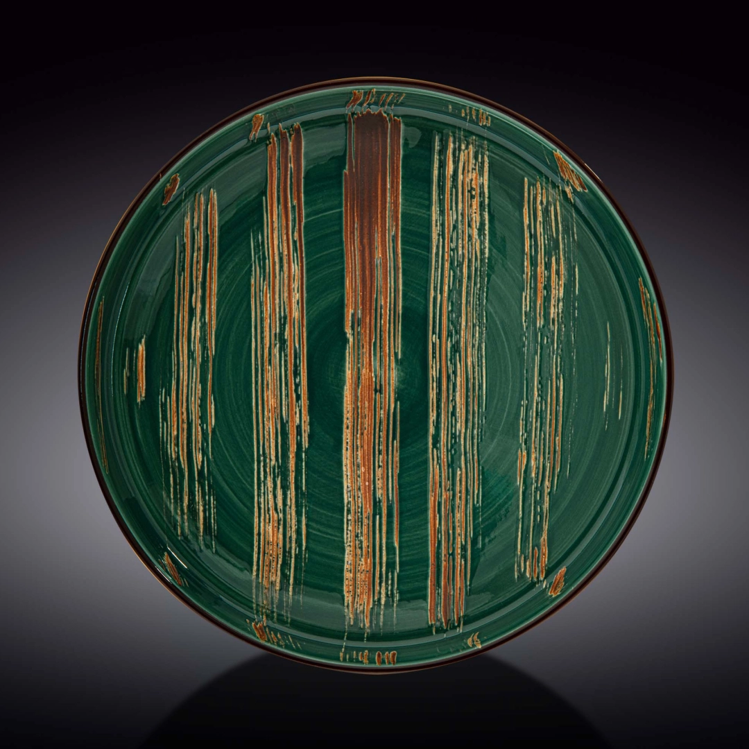 Тарелка круглая Wilmax 28см WL‑668520/A (Зеленый)