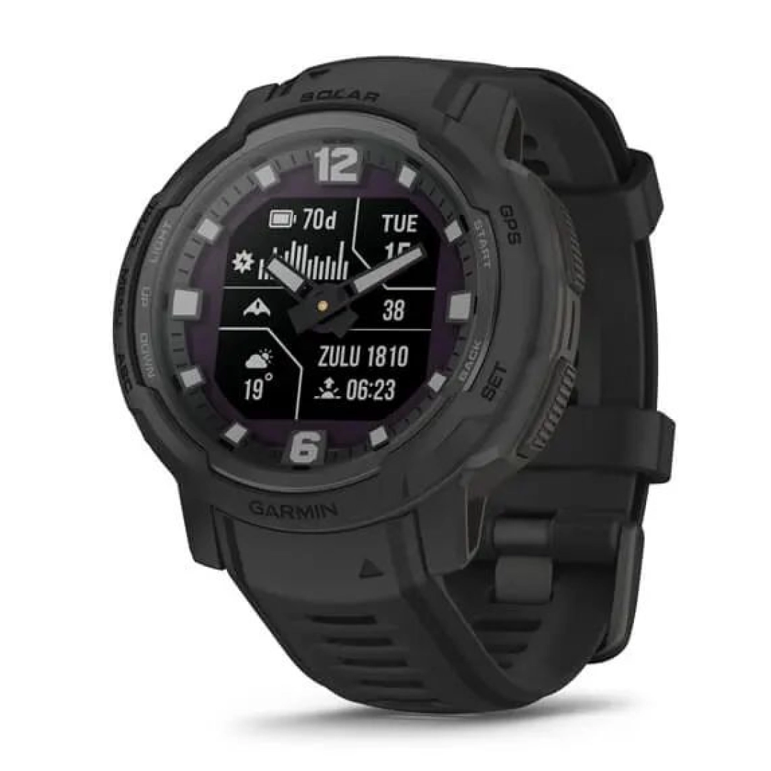 Смарт часы Garmin INSTINCT CROSSOVER SOLAR - Tactical Edition Black