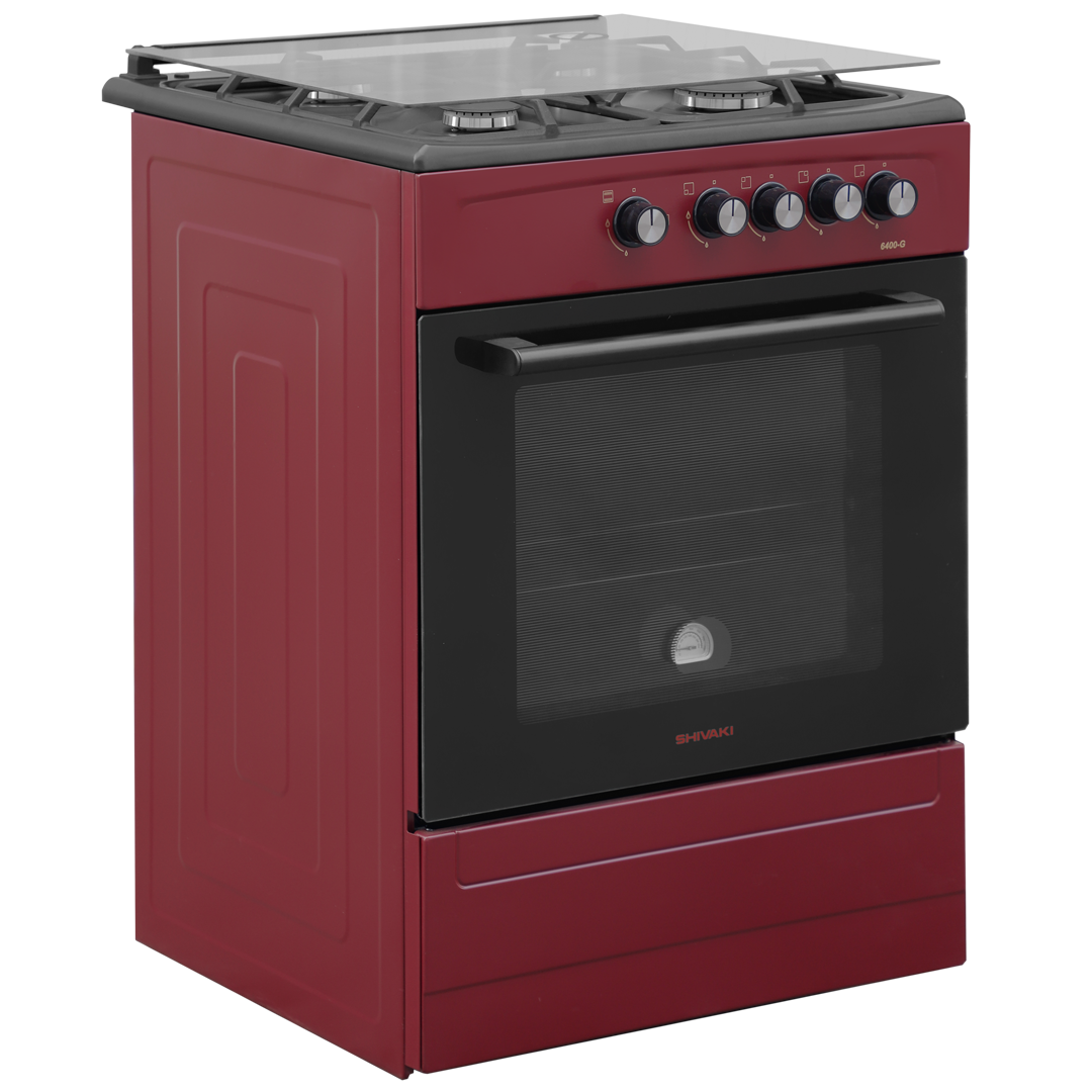 Shivaki 6400-G Burgundy gaz plitasi