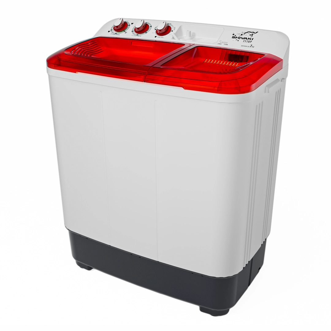 Shivaki TT 70 P 7Kg (qizil) yarim avtomat kir yuvish mashinasi