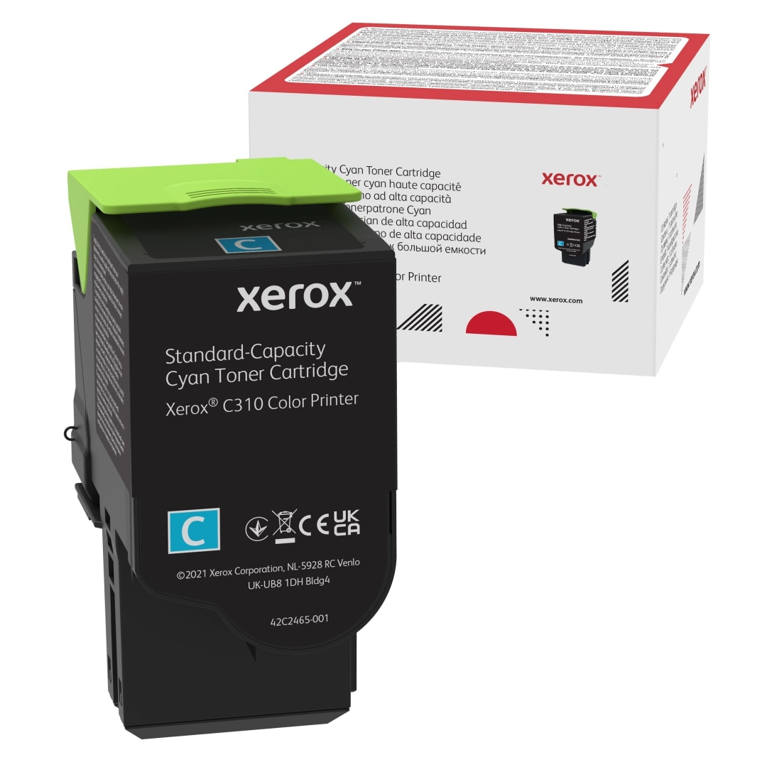 Тонер картридж Xerox C310/C315 Cyan (5500 стр)