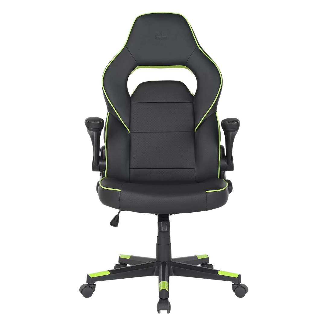 2E GAMING CHAIR HEBI BLACK/GREEN o‘yin kreslosi