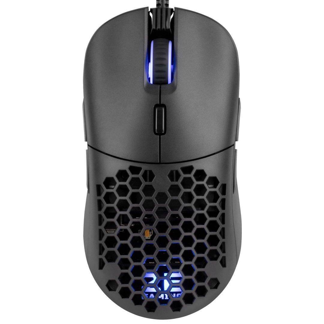 2E Gaming HyperDrive Pro WL RGB qora sichqonchasi