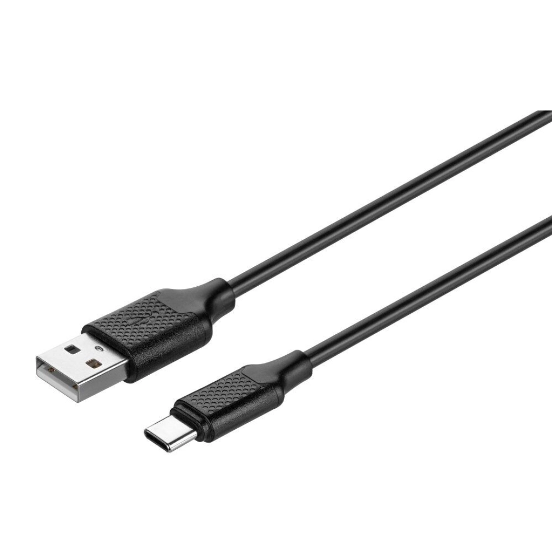 Кабель KITS TYPE-C 2A BLACK 1M (KITS-W-004)