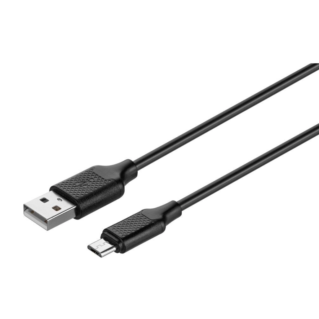 Кабель KITS MICRO USB 2A BLACK 1M (KITS-W-002)