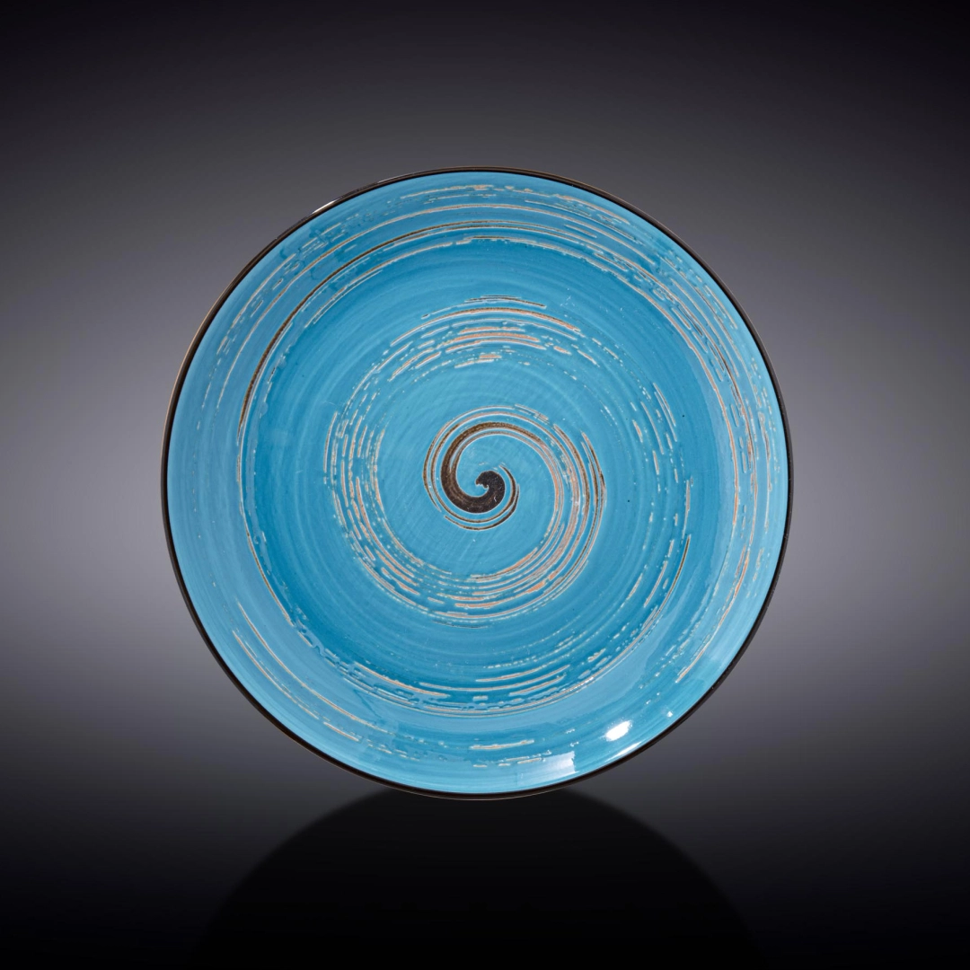 Wilmax WL-669612/A dumaloq tarelkasi, 20.5 sm (havorang)