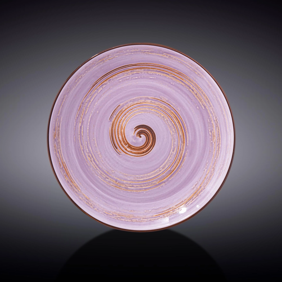 Wilmax WL‑669711/A dumaloq tarelkasi, 18 sm (lavanda rang)