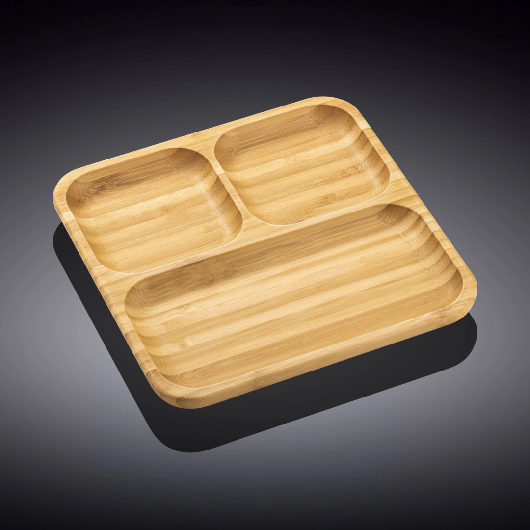 Блюдо квадратное Wilmax 22x22 см WL‑771221/A (Бамбук)