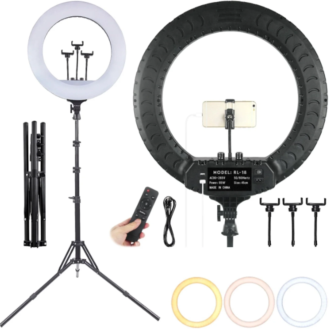 RL-18 halqali LED chiroq (45 sm)