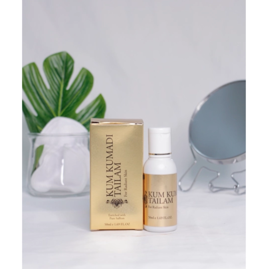 ОМОЛАЖИВАЮЩЕЕ МАСЛО ДЛЯ ЛИЦА «КУМКУМАДИ» (KUMKUMADI TAILAM) 25ML
