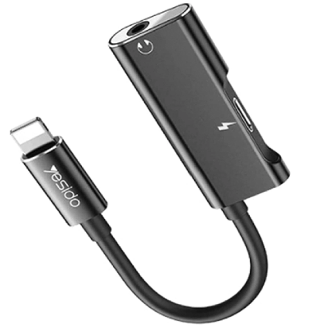 Yesido YAU-11 2 in 1 audio adapteri