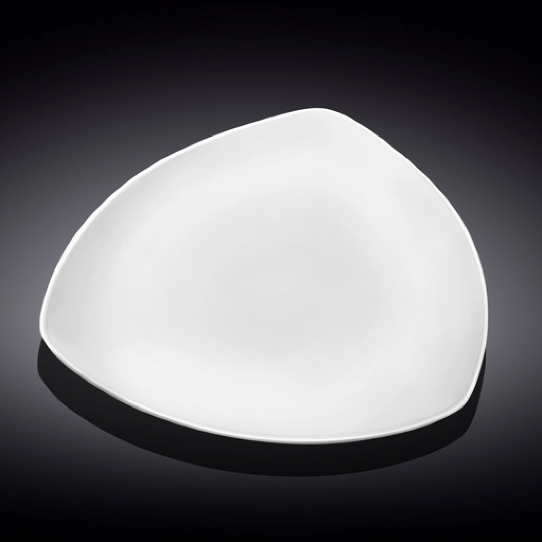 Wilmax WL‑991366/A uchburchak desert tarelkasi, 20 sm