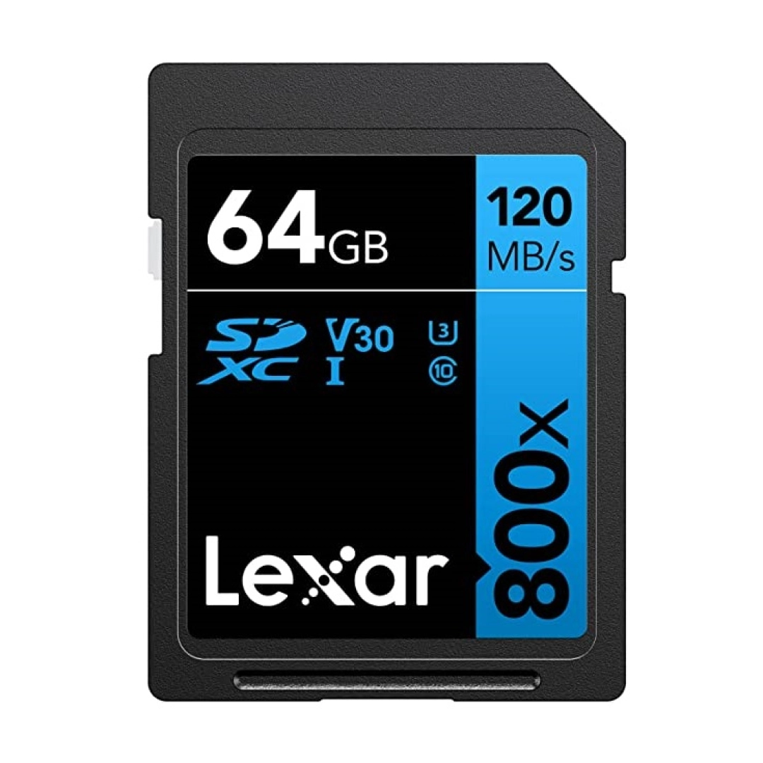Lexar SD 800x 64GB xotira kartasi