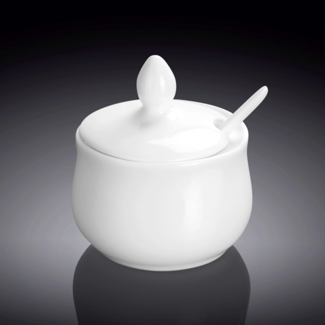 Wilmax 130 ml WL‑996083/A qoshiqchali gorchitsa idishi