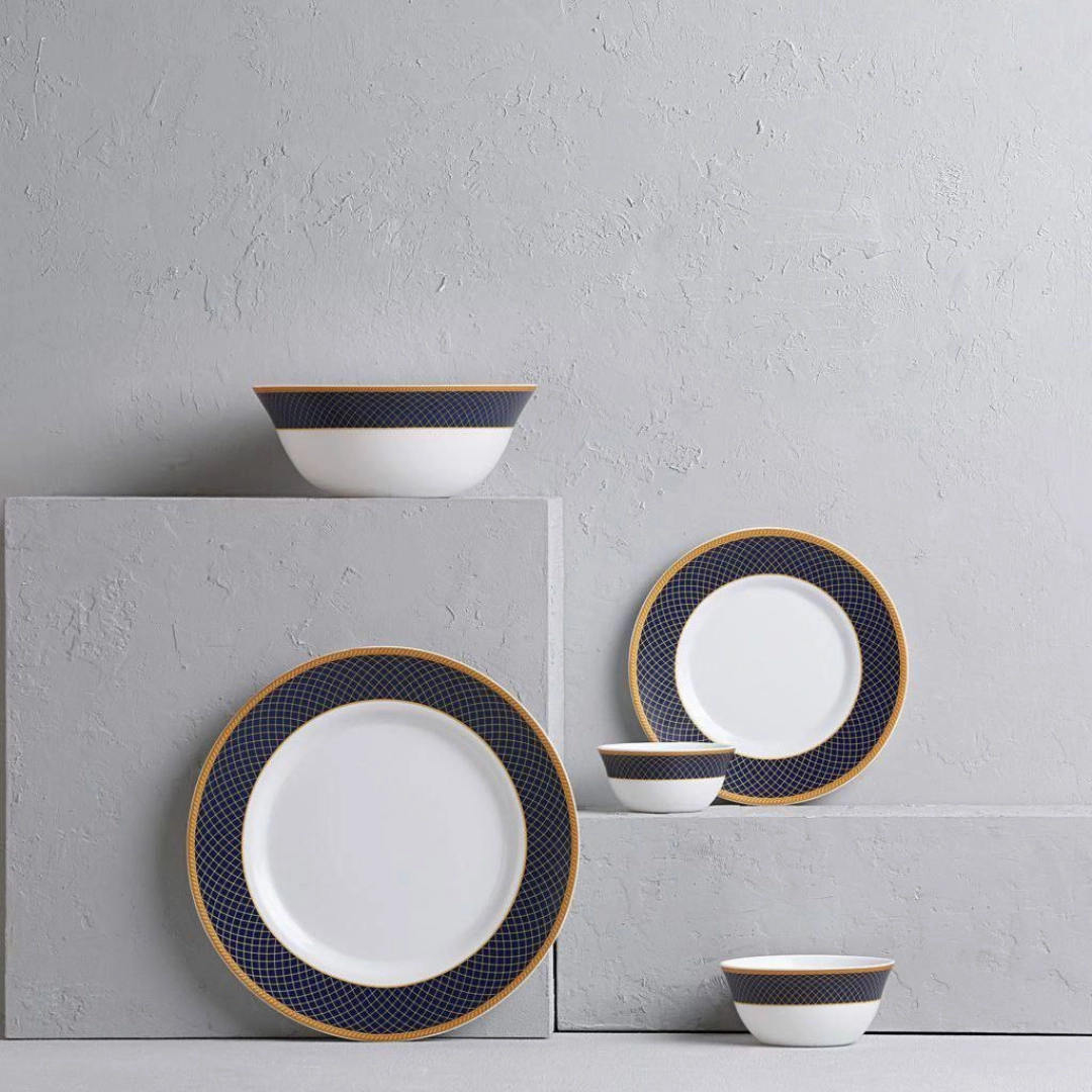 Diva La Opala Regent Blue (44 buyumli) dasturxon servizi