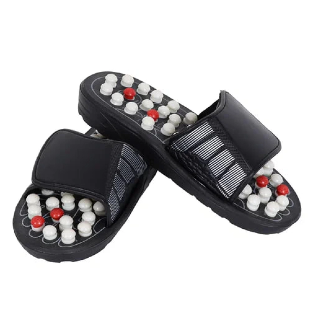 PowerGym massaj tapochkasi, qora